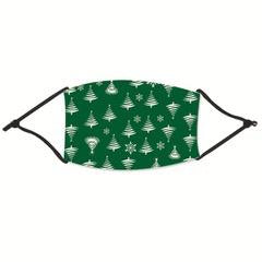 Christmas Masks- Green with trees