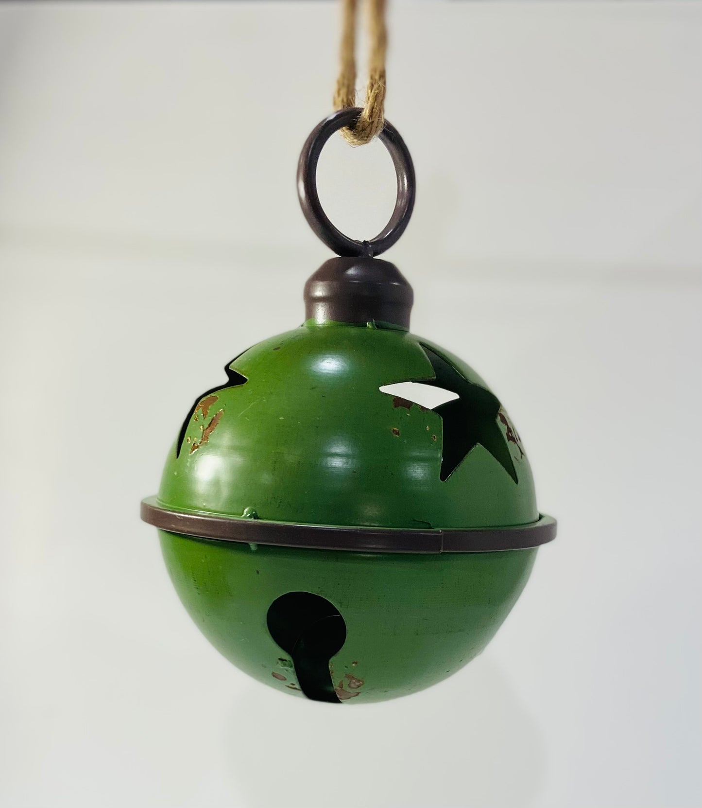 Rustic Green 7” Sleigh Bell