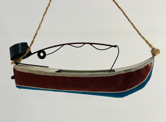 Canoe Christmas Ornament