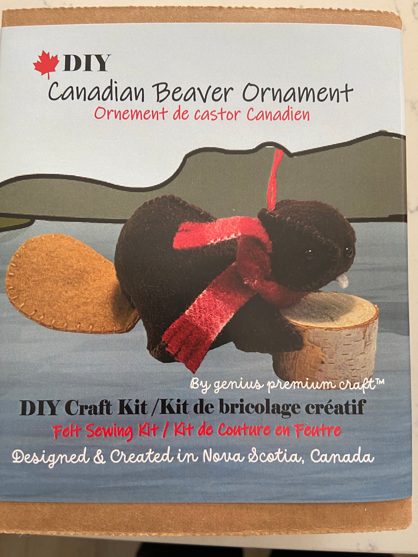 DIY Felt Canadian Beaver Kit