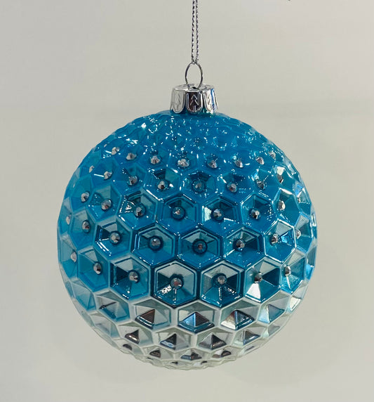 Blue (lighter) Christmas Ball