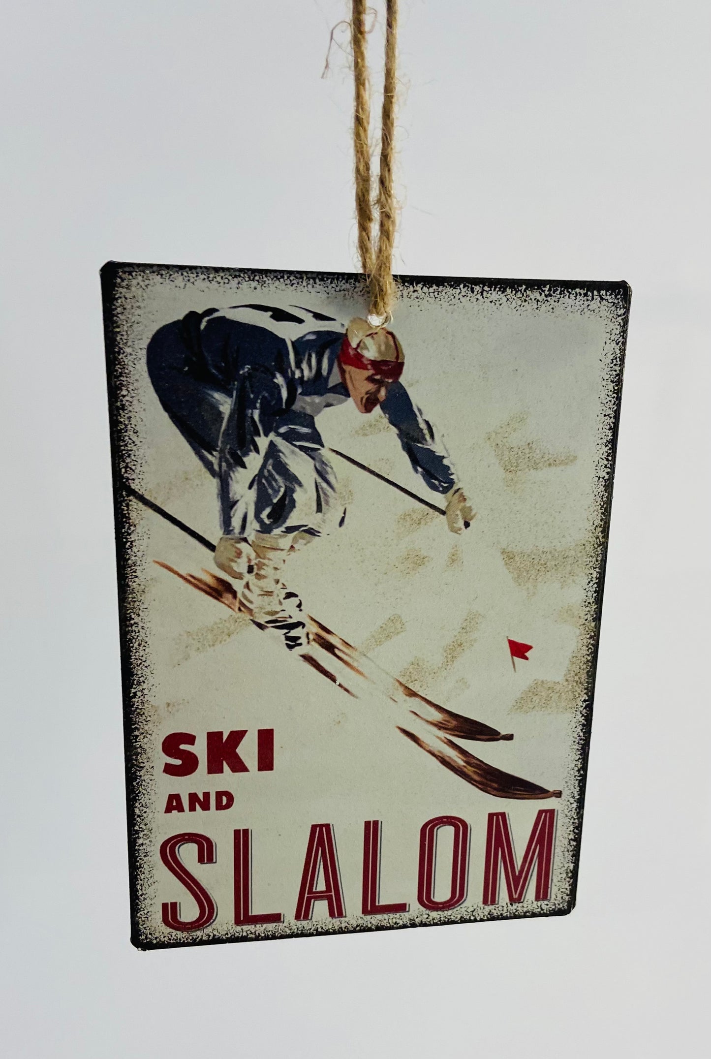 Skiing Ornament