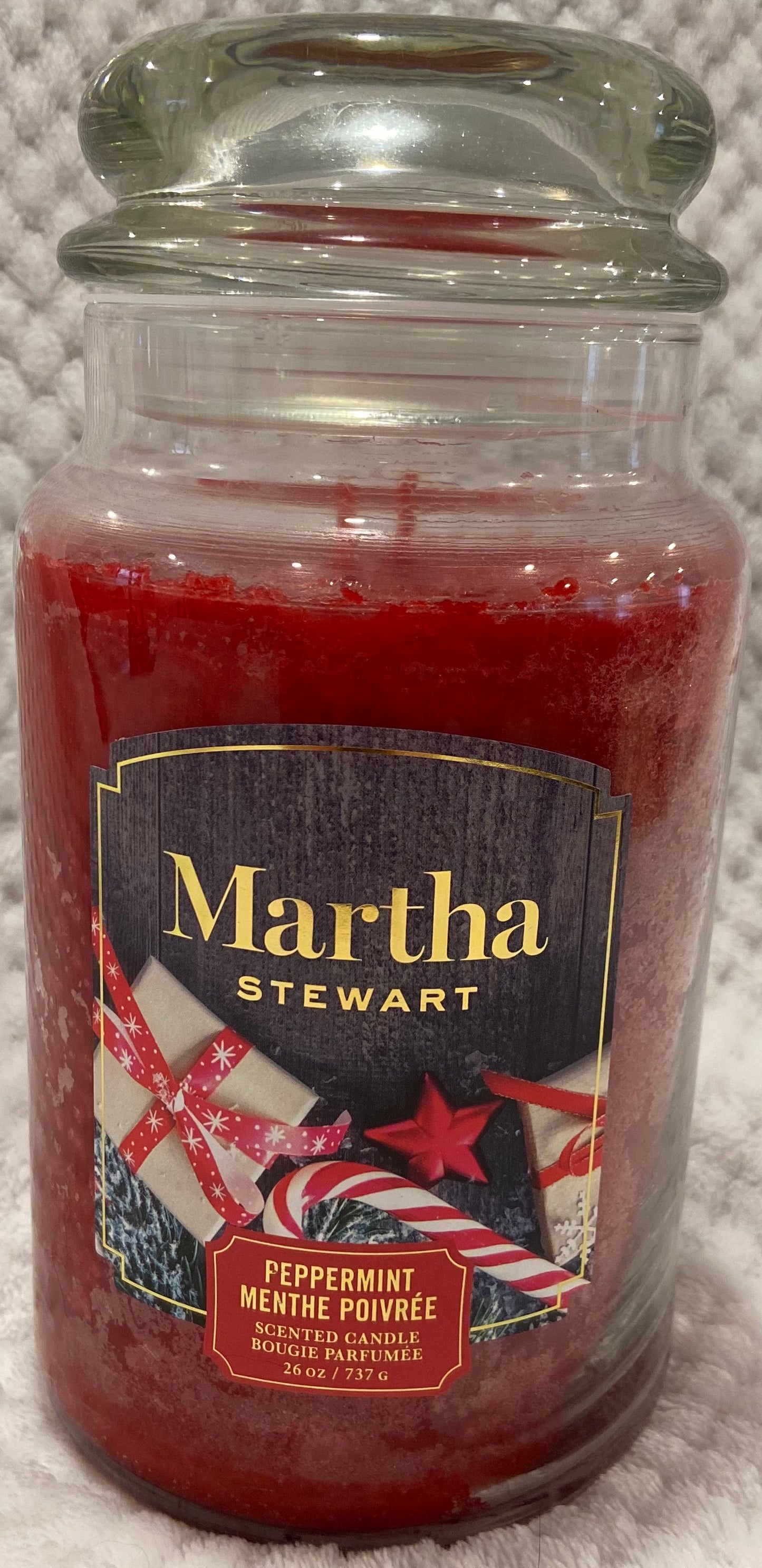 Martha Stewart Peppermint Candle