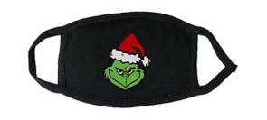 Christmas Mask- Grinch Mischievous Grin